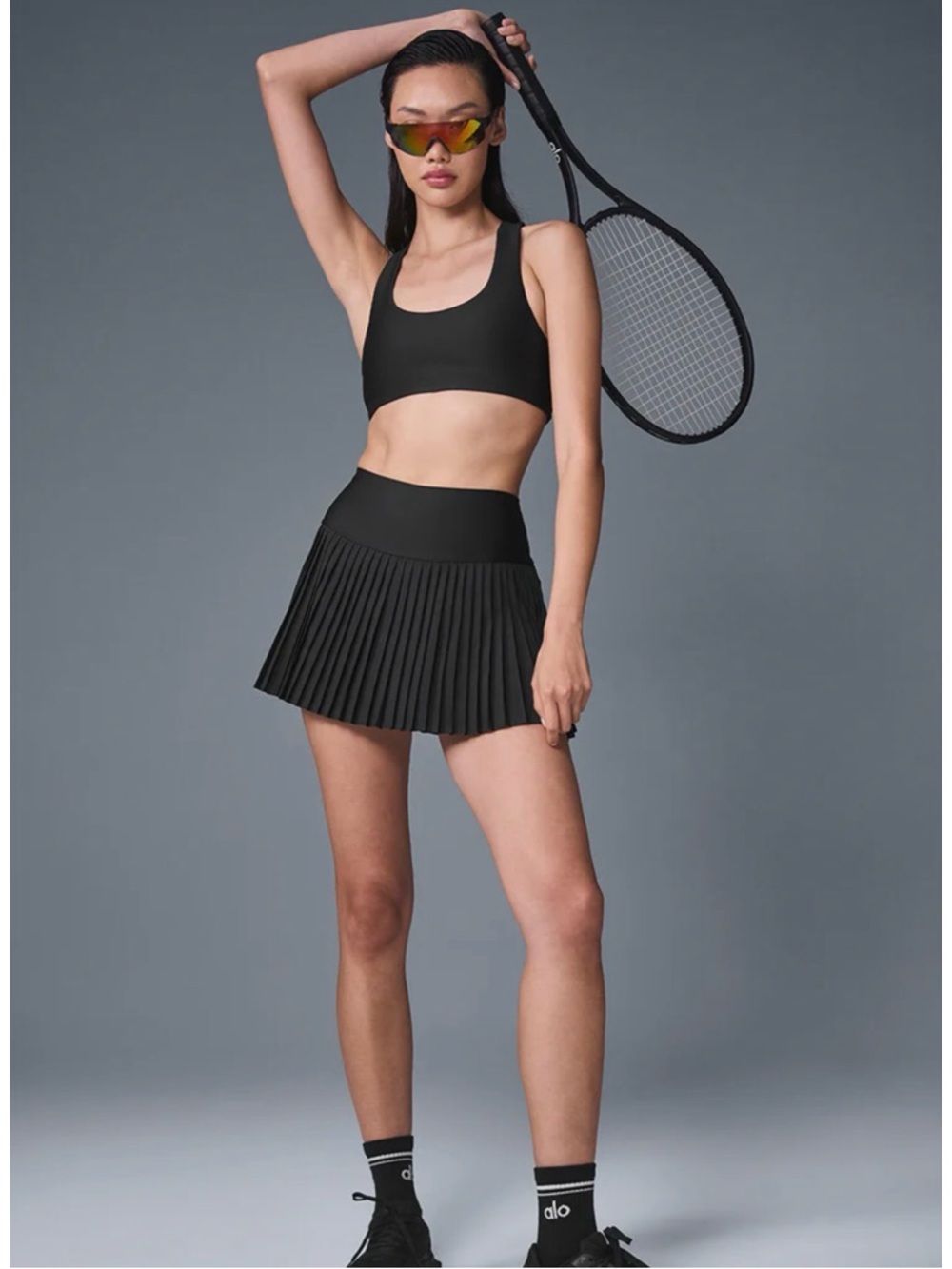 Alo - Grand Slam Tennis Skirt - Black